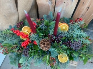 Frankincense and Myrhh Table Arrangement